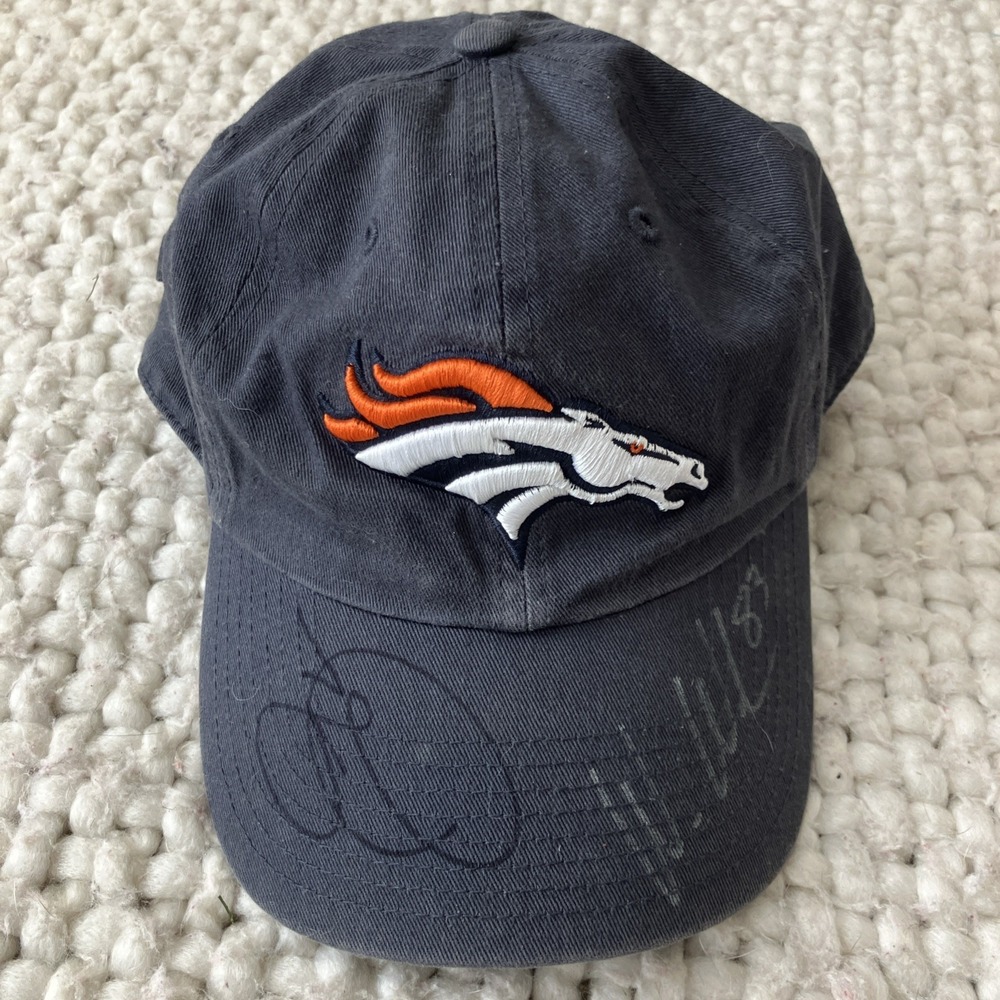 Broncos‎ Hat Signed Autographed 2010's Football Denver Unverified